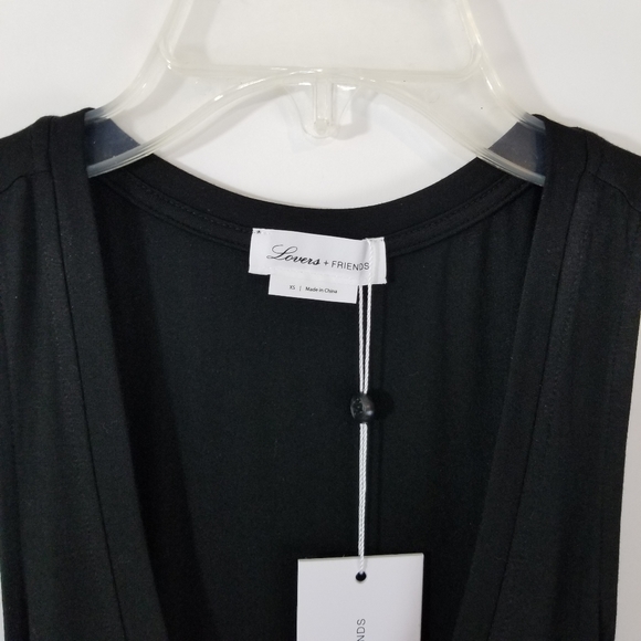 LOVERS & FRIENDS Womens NWT Dream On Tank Dress In Black Size XS - Picture 8 of 8